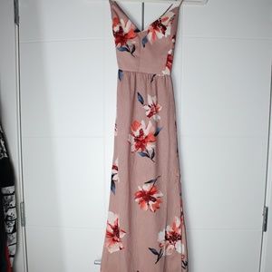 Forever21 Strappy Floral Maxi Dress